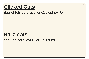 Clicked Cats